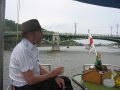 Boattrip at Vitava... me with beer, - a unique photo!...