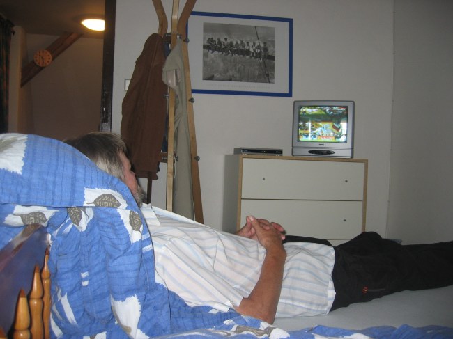 We even got a TV