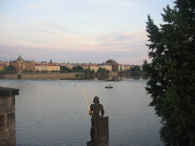 Vitava river - for us better known as Moldau, seen from the Charles-brigde