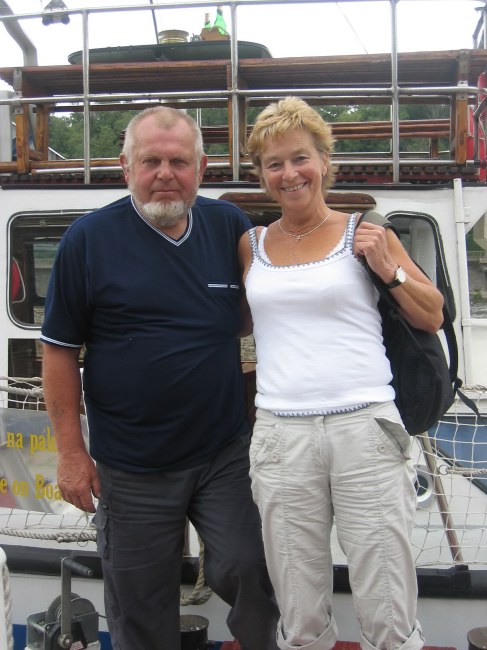 ..and mamma with the Captain....